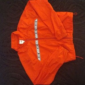 Vans windbreaker crop top jacket sizes small red